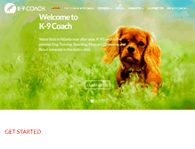 Tablet Screenshot of k-9coach.com